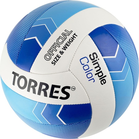 Купить Мяч волейбольный Torres Simple Color любительский р.5 в Большойкамени 